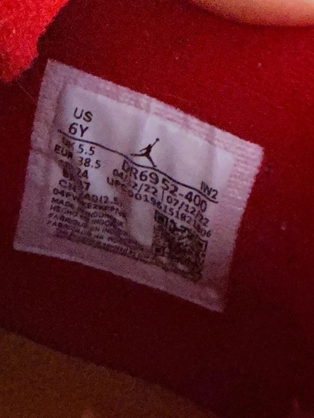 Jordan Kids Blue, White & Red Retro Sneakers